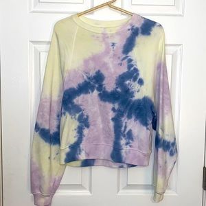 Tie dye crew neck